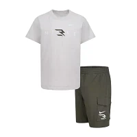 Nike 3BRAND by Russell Wilson Little Boys 2-pc. Short Set