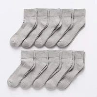 Xersion Quick-Dri 10 Pair Quarter Ankle Socks Mens