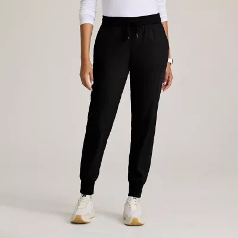 Grey's Anatomy™ by Barco Classic Grp689 Finley 6-Pocket Mid-Rise Jogger Womens Plus Tall Moisture Wicking Scrub Pants
