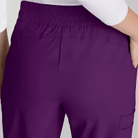 Skechers Skp552 Theory 4-Pocket Mid-Rise Jogger Womens Plus Tall Stretch Fabric Moisture Wicking Scrub Pant