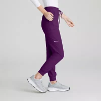 Skechers Skp552 Theory 4-Pocket Mid-Rise Jogger Womens Plus Tall Stretch Fabric Moisture Wicking Scrub Pant