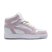 PUMA Rebound Layup Spring Bling Womens Basketball Shoes