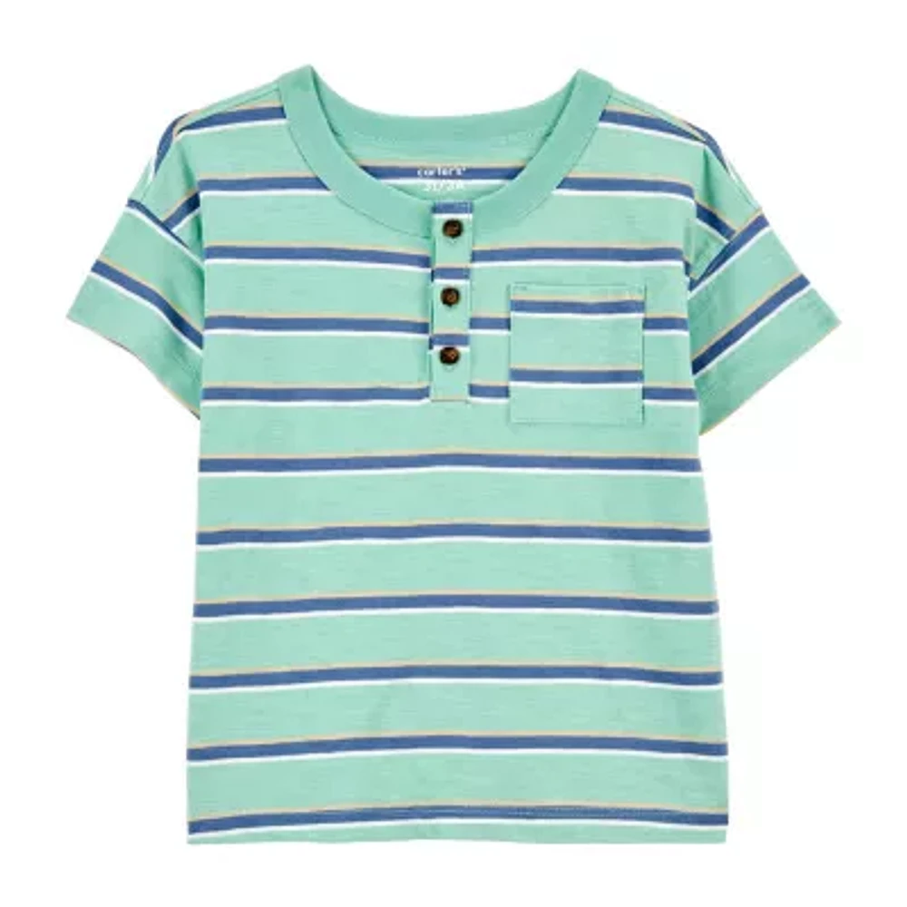 Carter's Toddler Boys Short Sleeve Henley Shirt