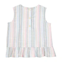 Carter's Toddler Girls Scoop Neck Sleeveless T-Shirt