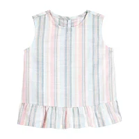 Carter's Toddler Girls Scoop Neck Sleeveless T-Shirt