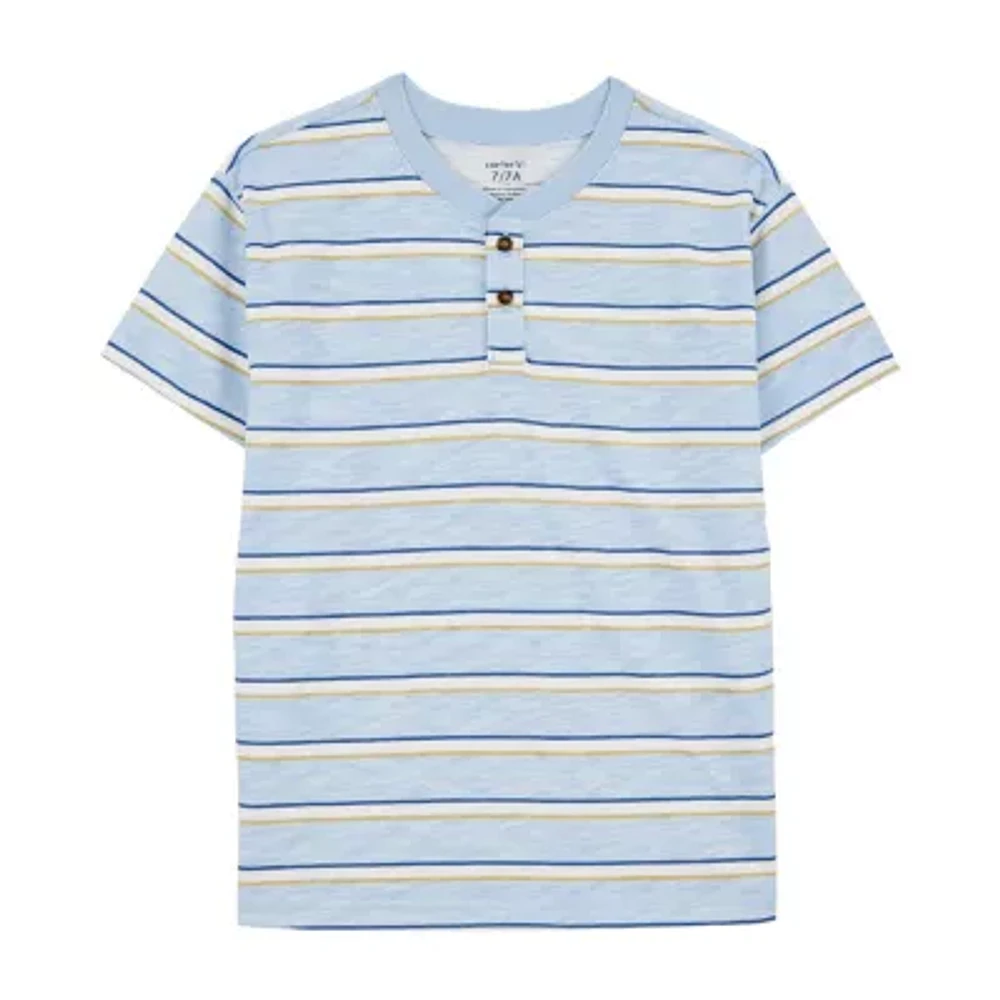 Carter's Little & Big Boys Short Sleeve Henley Shirt