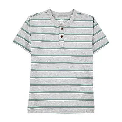 Carter's Little & Big Boys Short Sleeve Henley Shirt