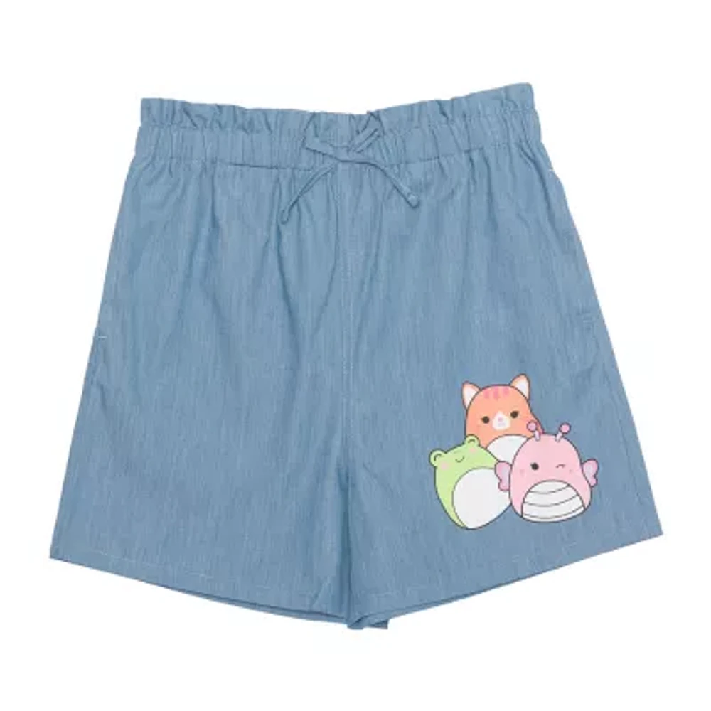 Little & Big Girls Squishmallows Denim Short