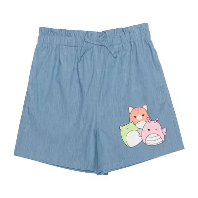 Little & Big Girls Squishmallows Denim Short