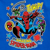 Disney Collection Little & Big Boys Crew Neck Short Sleeve Spiderman Graphic T-Shirt