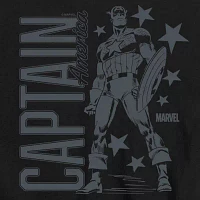 Disney Collection Little & Big Boys Falcon Brave New World Crew Neck Short Sleeve Captain America Marvel Graphic T-Shirt