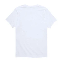 Disney Collection Little & Big Boys Crew Neck Short Sleeve Captain America Marvel Graphic T-Shirt