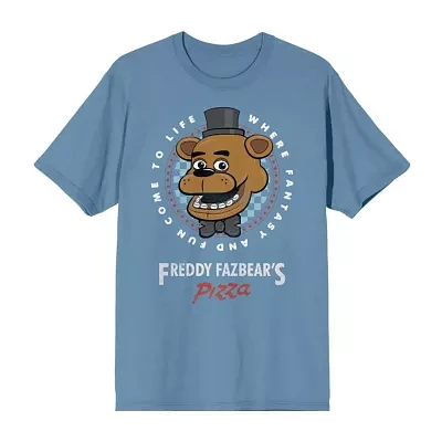 Mens Short Sleeve Five Nights at Freddys Graphic T-Shirt