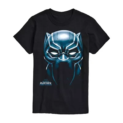 Mens Short Sleeve Black Panther Marvel Graphic T-Shirt