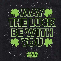 Mens Short Sleeve St. Patrick's Day Star Wars Graphic T-Shirt