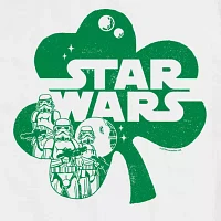 Mens Short Sleeve St. Patrick's Day Star Wars Graphic T-Shirt