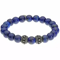 Stainless Steel Beaded Bracelet