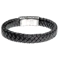 Mens Stainless Steel Wrap Bracelet