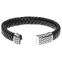 Mens Stainless Steel Wrap Bracelet