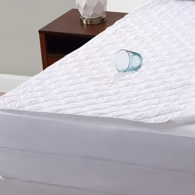 Home Expressions Waterproof Mattress Pad, Color: White - JCPenney