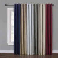 Max Blackout Mystique 100% Grommet Top Single Curtain Panel