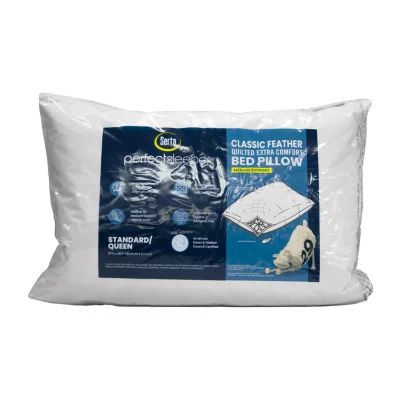 Serta Classic Feather Quilted Extra Comfort Pillow