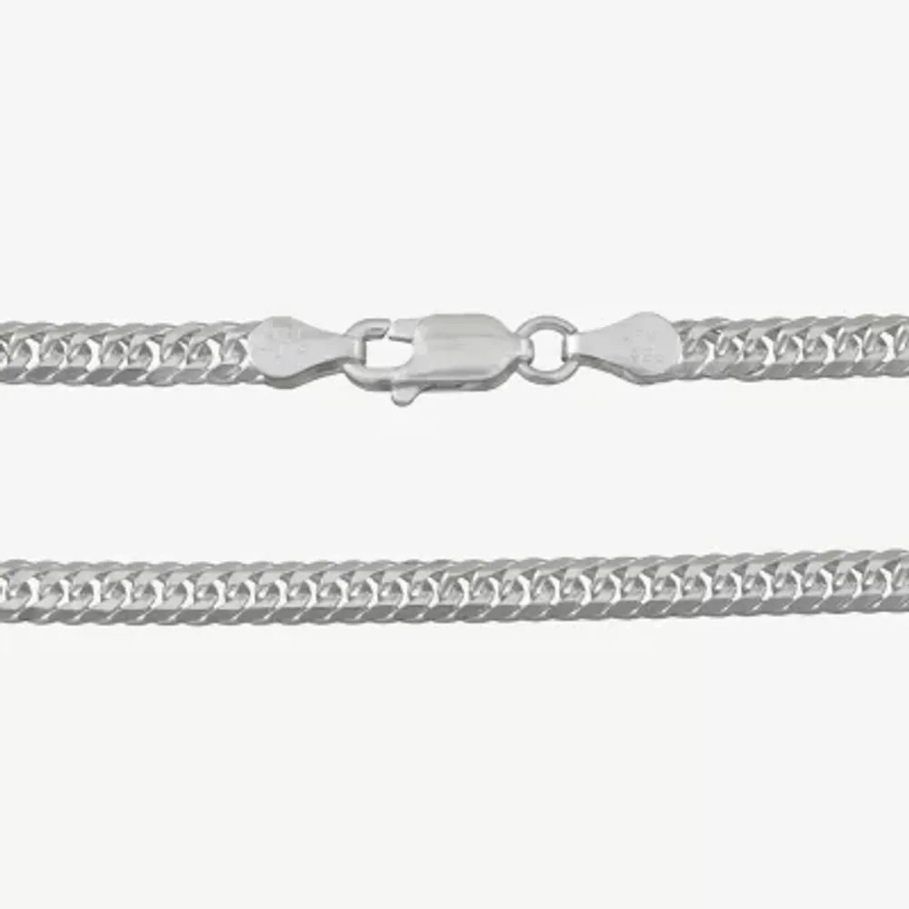 Made in Italy Sterling Silver 20 Inch Solid Curb Chain Necklace