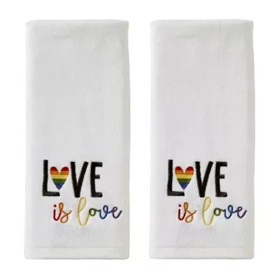 Saturday Knight Love Is Love 2-pc. Hand Towel