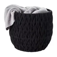 Baum Vertical Weave Round Rope Basket