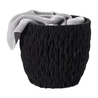 Baum Vertical Weave Round Rope Basket