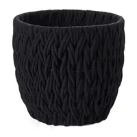 Baum Vertical Weave Round Rope Basket