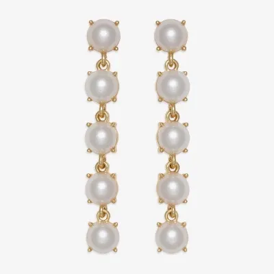 Mixit Hypoallergenic Simulated Pearl Drop Earrings