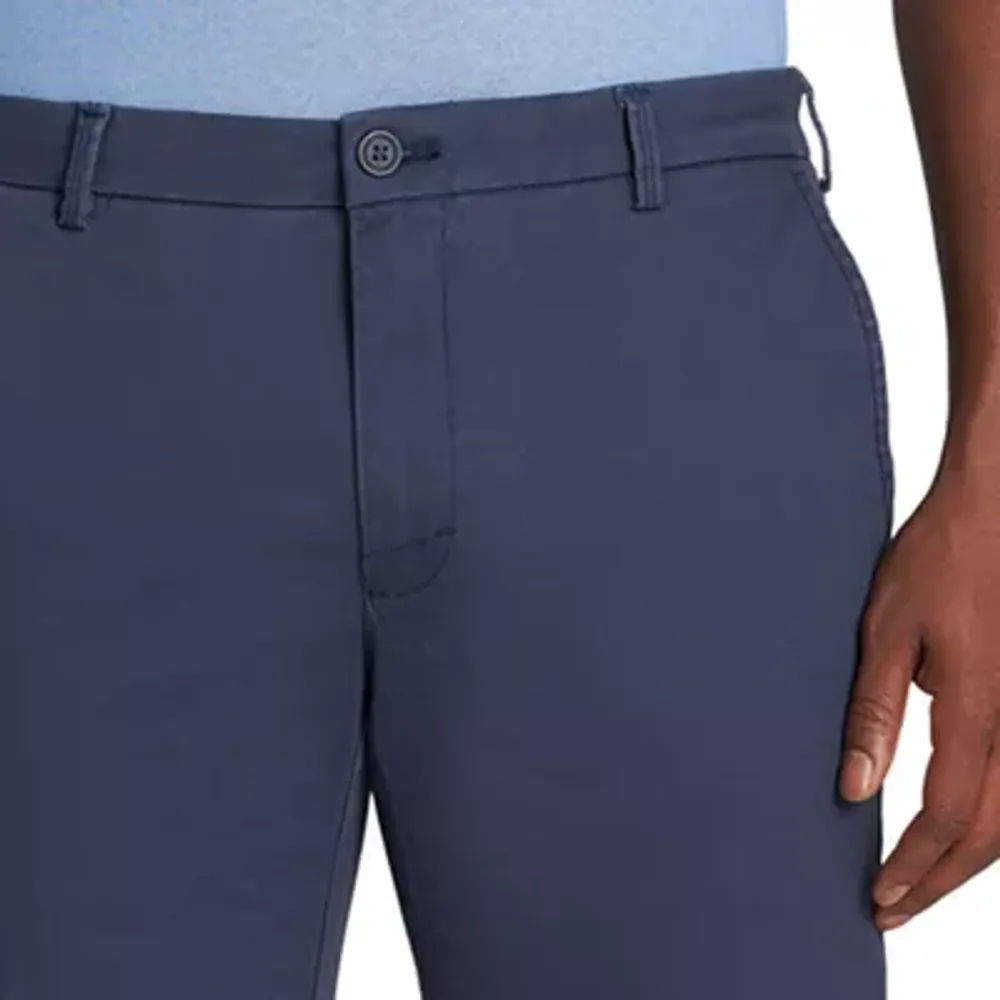 IZOD Saltwater Stretch Straight Fit Flat Front Chino Pant