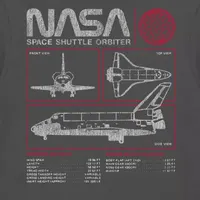 Big and Tall NASA Mission Statement Mens Crew Neck Short Sleeve Graphic T-Shirt