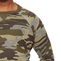 mutual weave Big and Tall Mens Crew Neck Long Sleeve Pullover Sweater