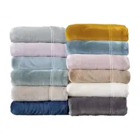 Linery Solid Velvet Plush Fleece Wrinkle Resistant Sheet Set