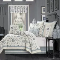 Queen Street Blue Ivy 4-pc. Floral Extra Weight Comforter Set