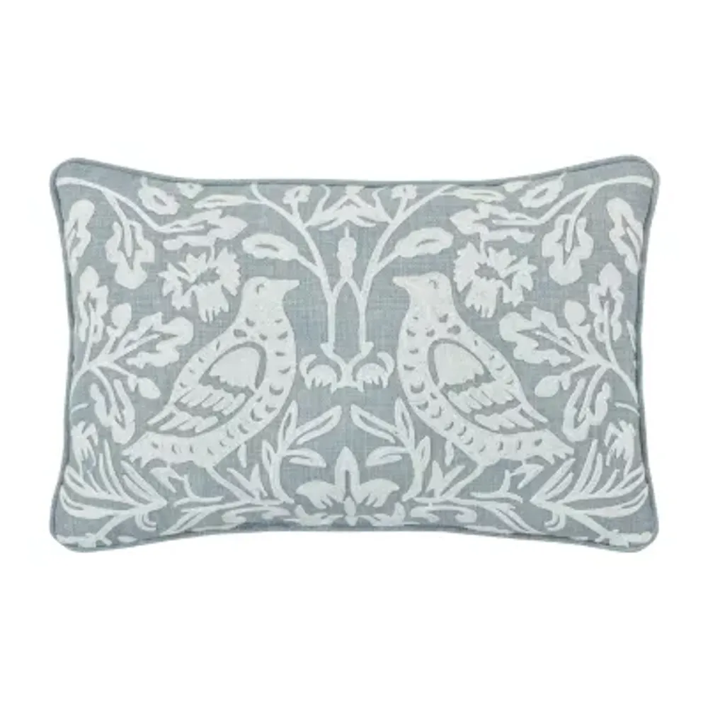 Queen Street Blue Ivy Rectangular Throw Pillow