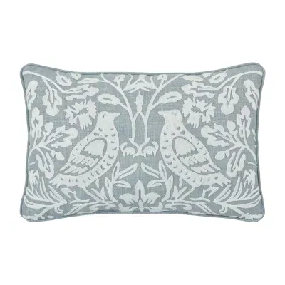 Queen Street Blue Ivy Rectangular Throw Pillow