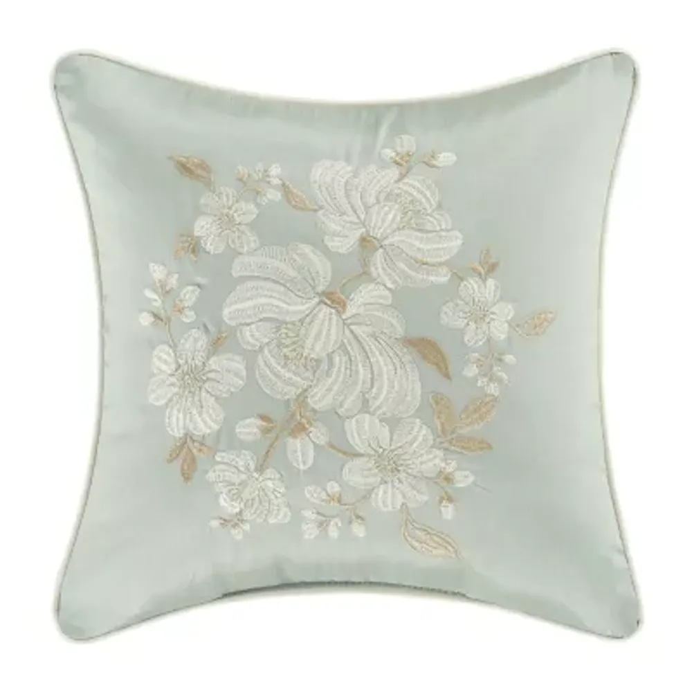 Royal Court Spring Garden Square Throw Pillow