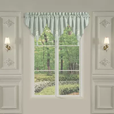 Royal Court Spring Garden Rod Pocket Ascot Valance