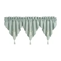 Royal Court Spring Garden Rod Pocket Ascot Valance