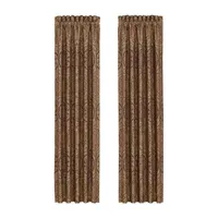 Queen Street Harvena Light-Filtering Rod Pocket Set of 2 Curtain Panel