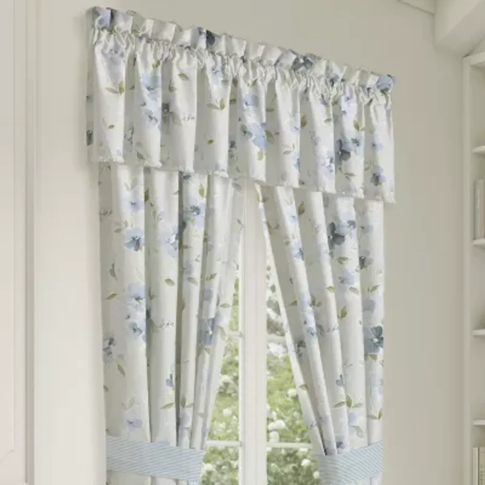 Queen Street Cecile Light-Filtering Rod Pocket Set of 2 Curtain Panel