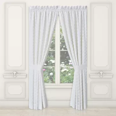 Queen Street Lilith Light-Filtering Rod Pocket Set of 2 Curtain Panel