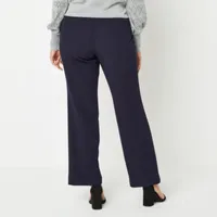 Liz Claiborne Audra Tailored Curvy Fit Straight Trouser