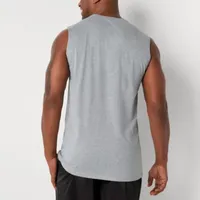 Xersion Cotton Mens Big and Tall Sleeveless Muscle T-Shirt