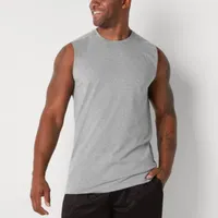 Xersion Cotton Mens Big and Tall Sleeveless Muscle T-Shirt