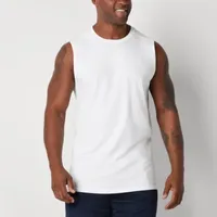 Xersion Cotton Mens Big and Tall Sleeveless Muscle T-Shirt