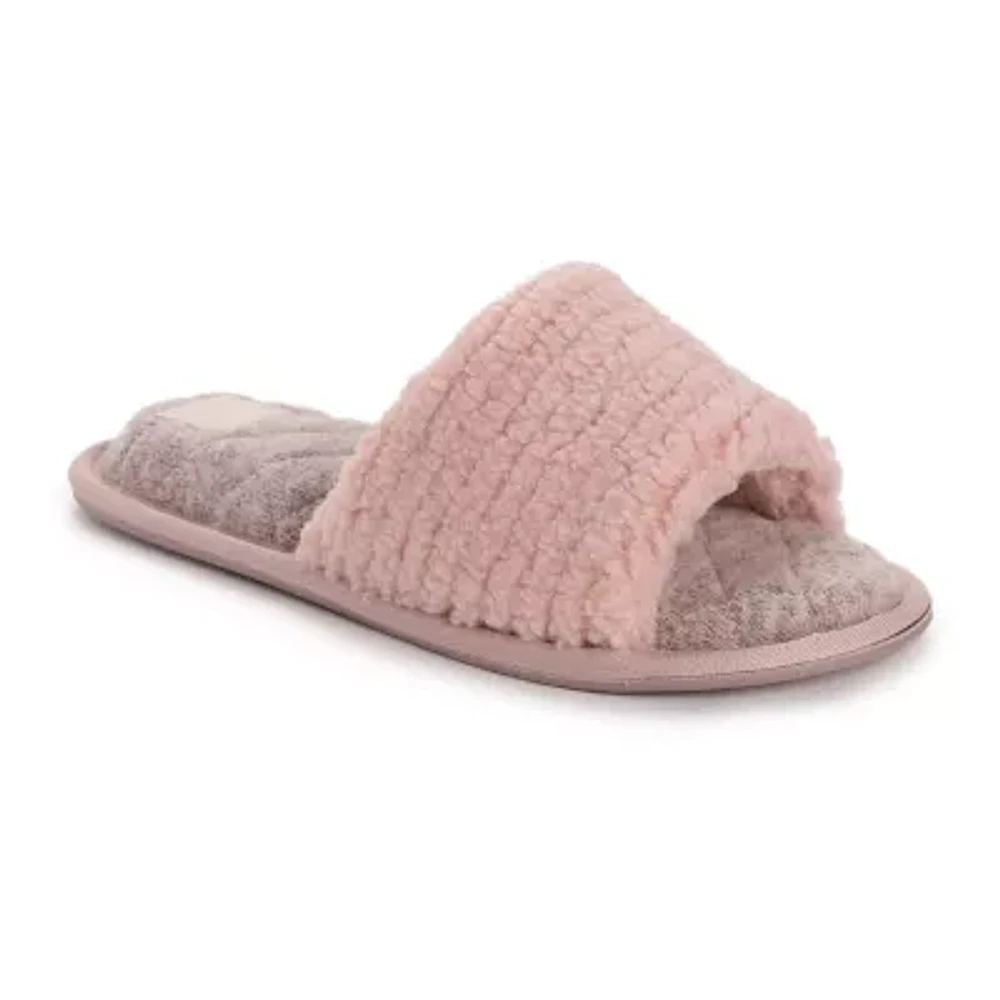Muk Luks Sariah Slide Womens Slip-On Slippers